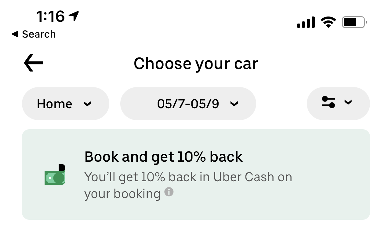 uber car rental business plan