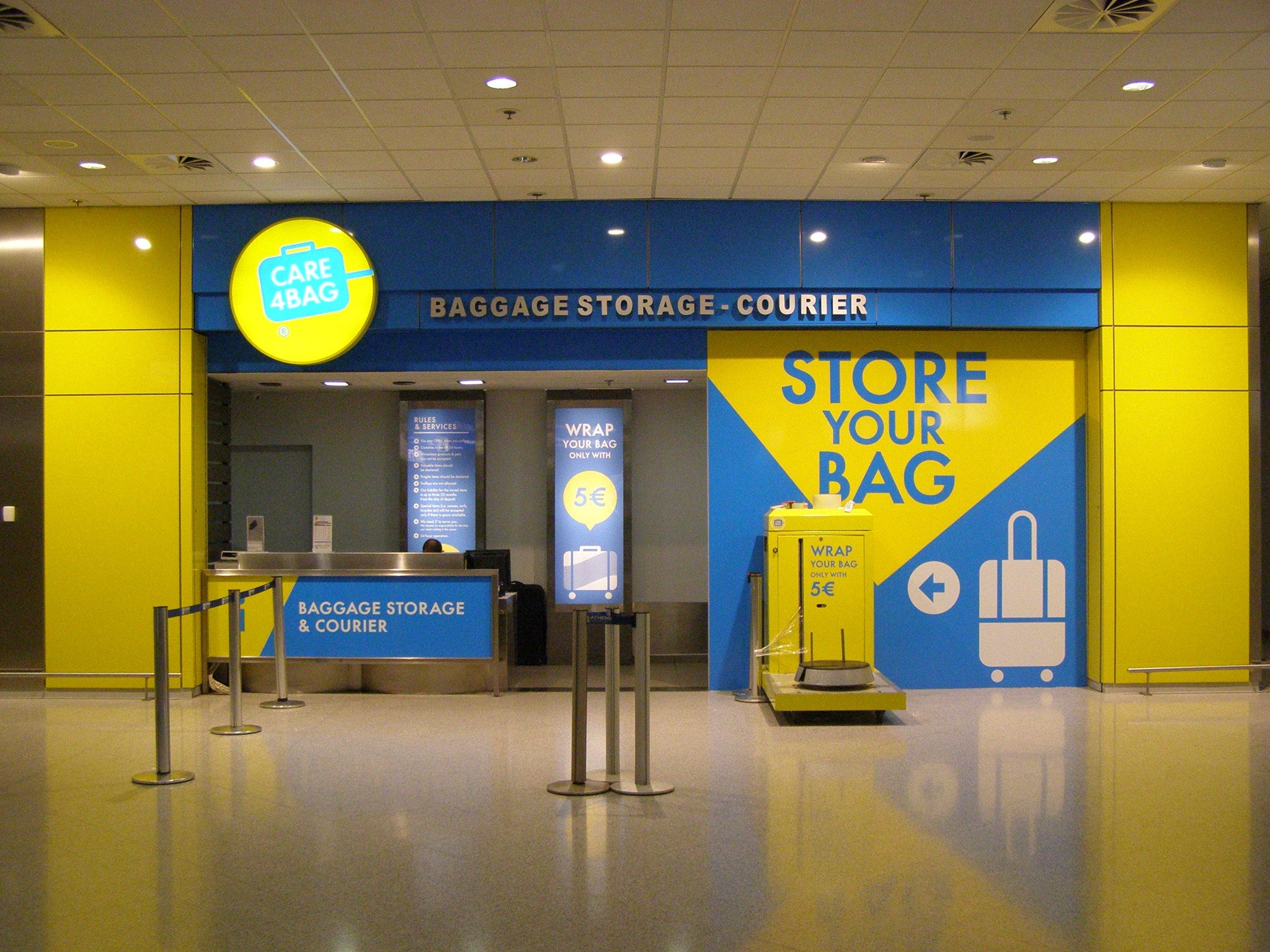 bag storage athens airport