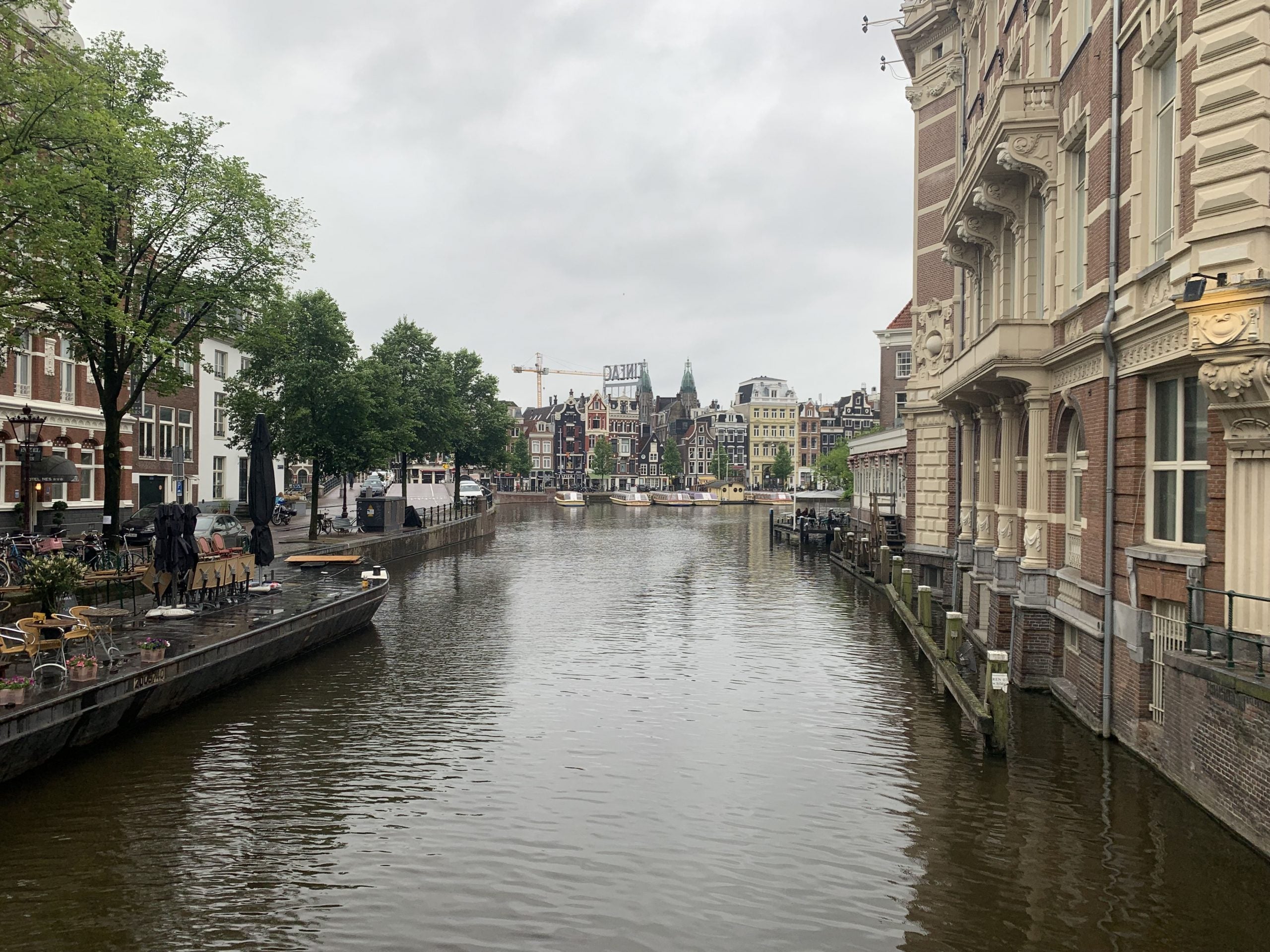 A rainy Amsterdam