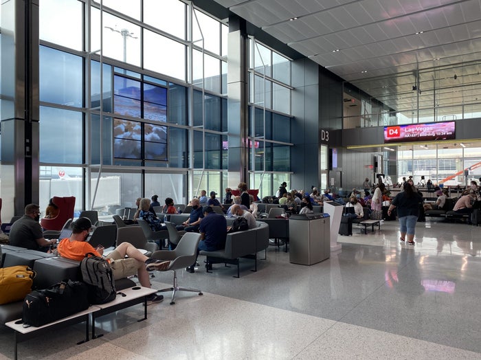 DallasFort Worth Airport New gates 14 at Terminal D