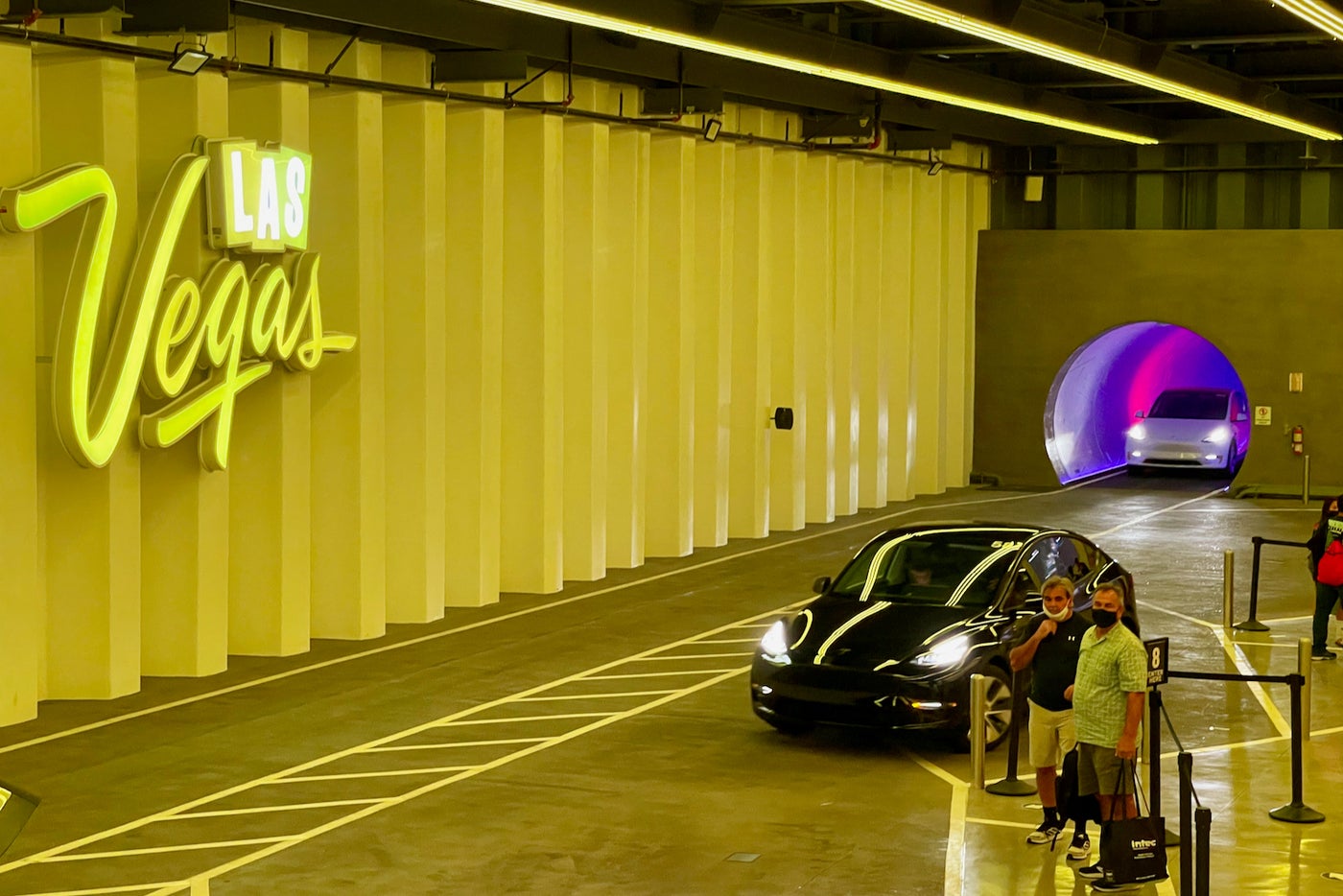 A Tesla party The 3station Las Vegas Loop that's revolutionizing how