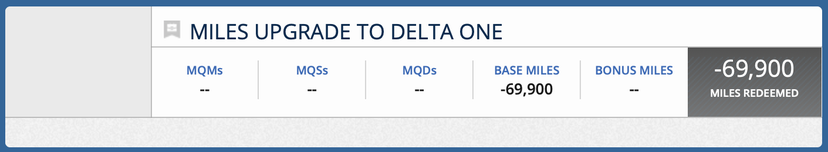 upgrade to delta one international