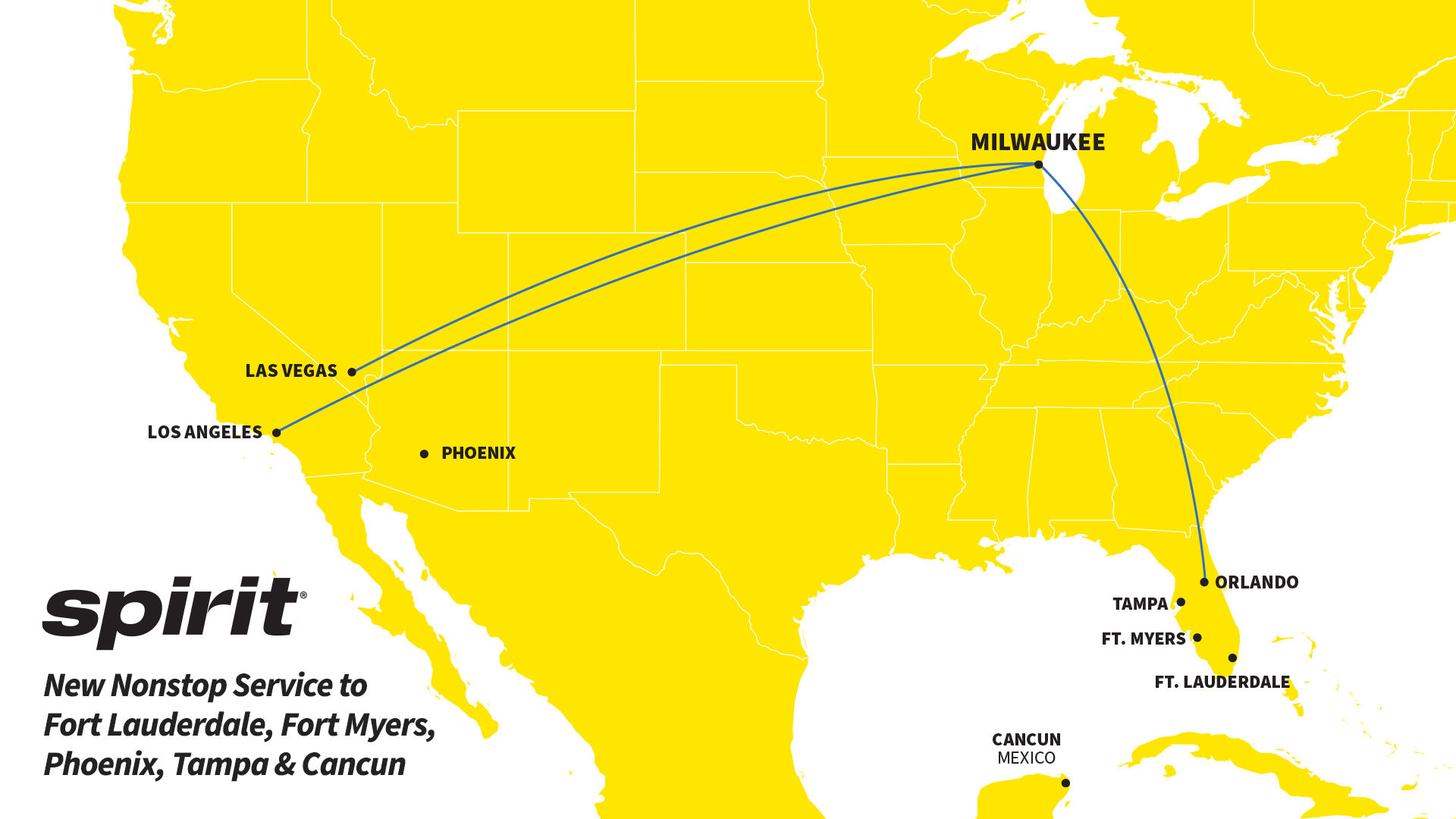 Spirit Airlines goes allin on its newest city with 5 additional routes