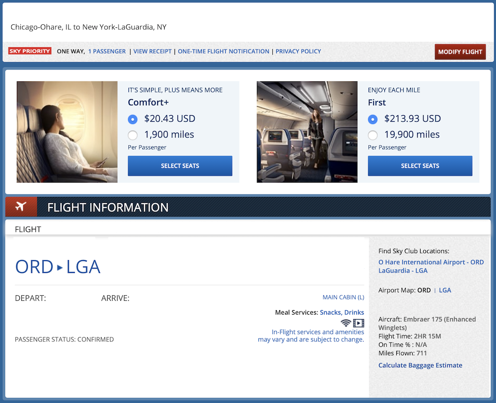 upgrade to delta one international
