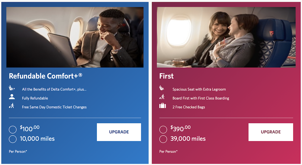 upgrade to delta one international