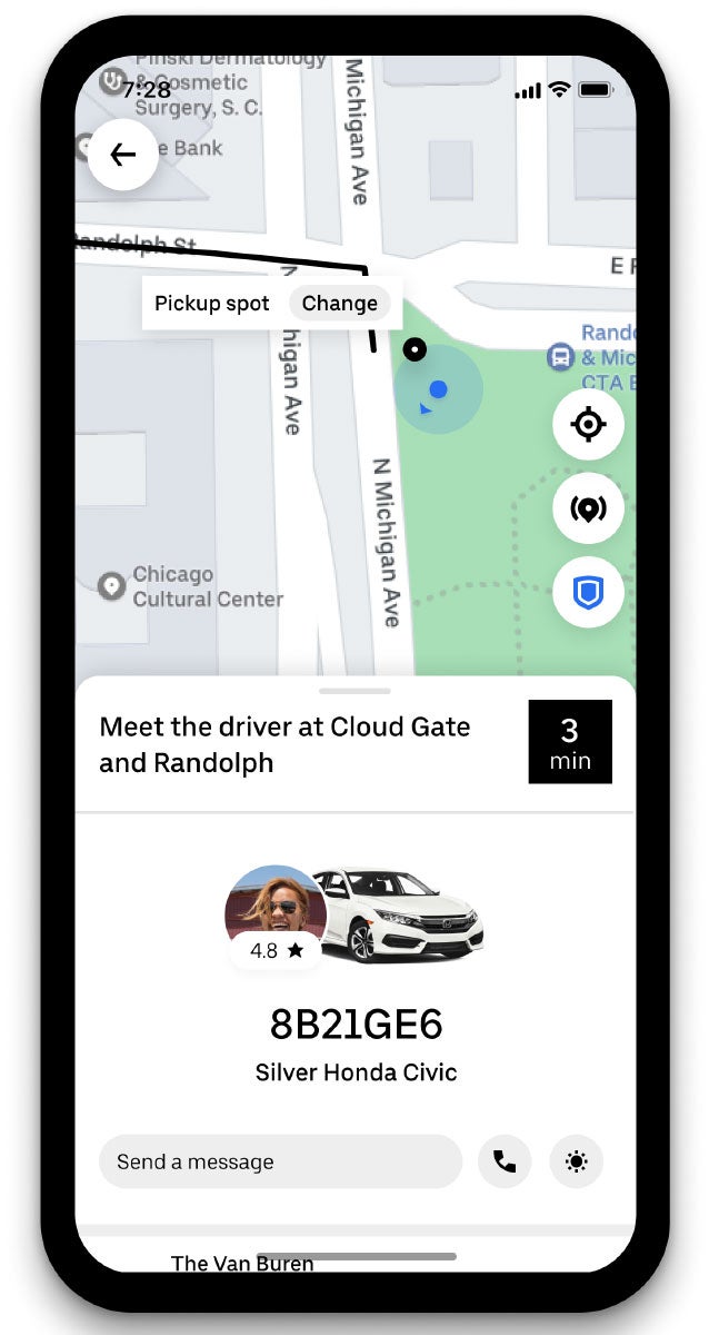 Uber riders can now pick precise pickup spots, ask drivers to choose a