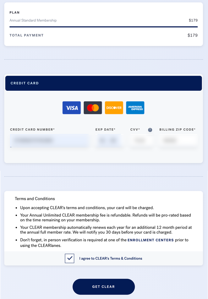 How to use the Amex Platinum 179 Clear credit The Points Guy