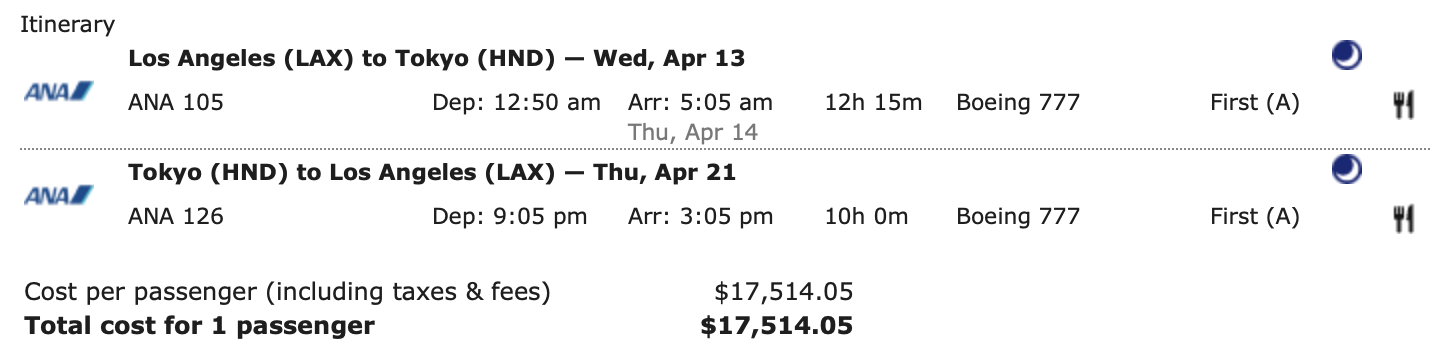 How To Book An Ana First Class To Japan For Under 2 000 Round Trip