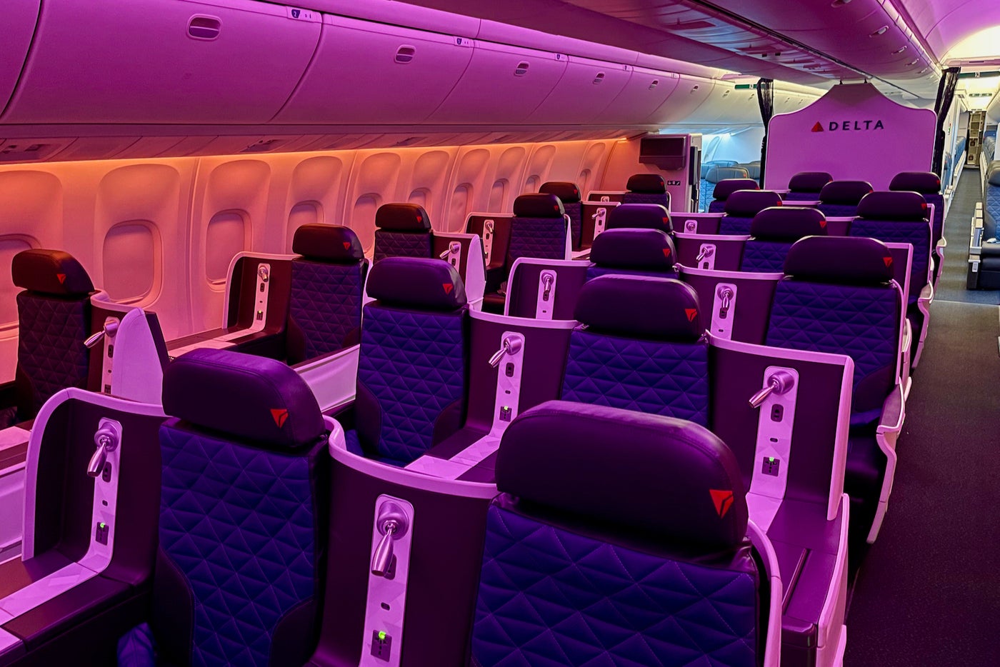 Onboard Delta's first retrofitted Boeing 767 with snazzy new cabins