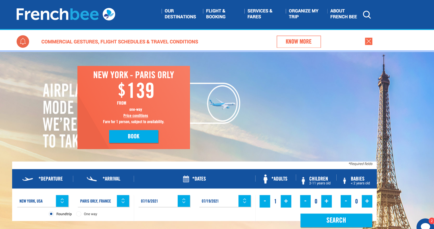 Inauspicious start to French Bee's New YorkParis flight The Points Guy