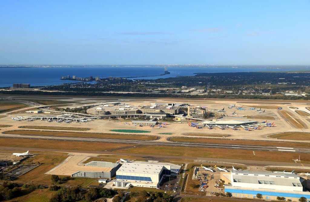 aerial view airport