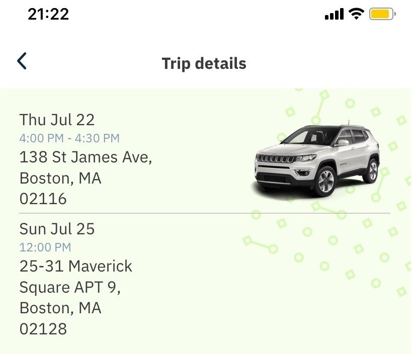 My experience with Kyte, the rental car startup that brings the car to you The Points Guy