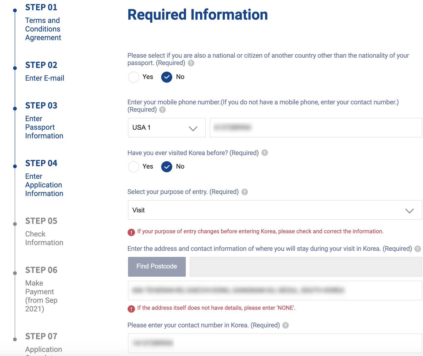 south korea travel authorization