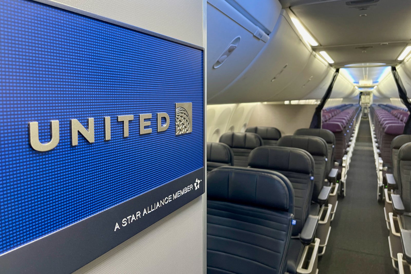 United Boeing 737 MAX 8 New Interior