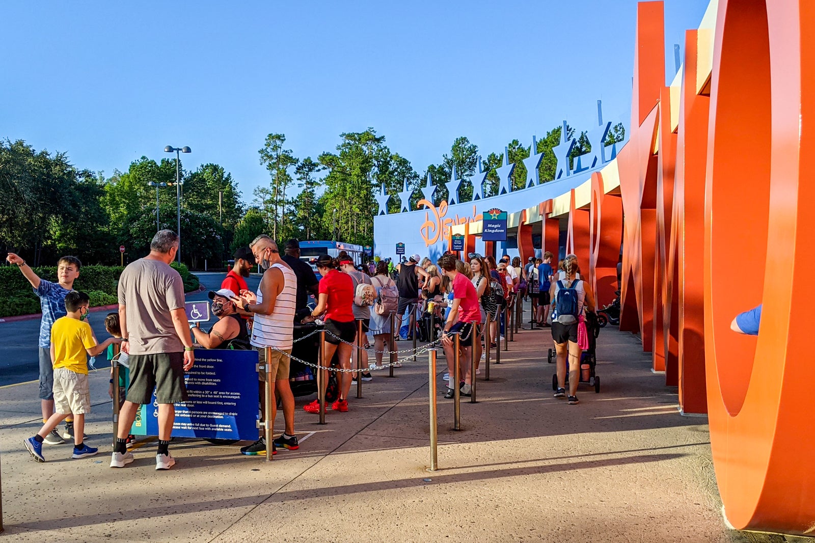 Terminal de autobuses de Disney en All-Star Movies