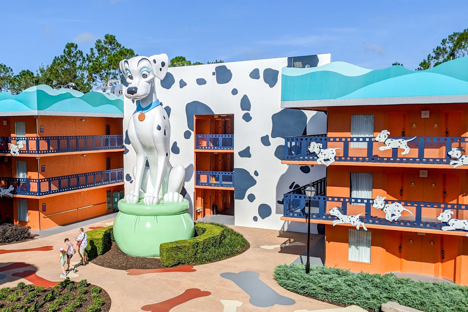 101 Dalmatiner Gebäude im Disney's All-Star Movies Resort