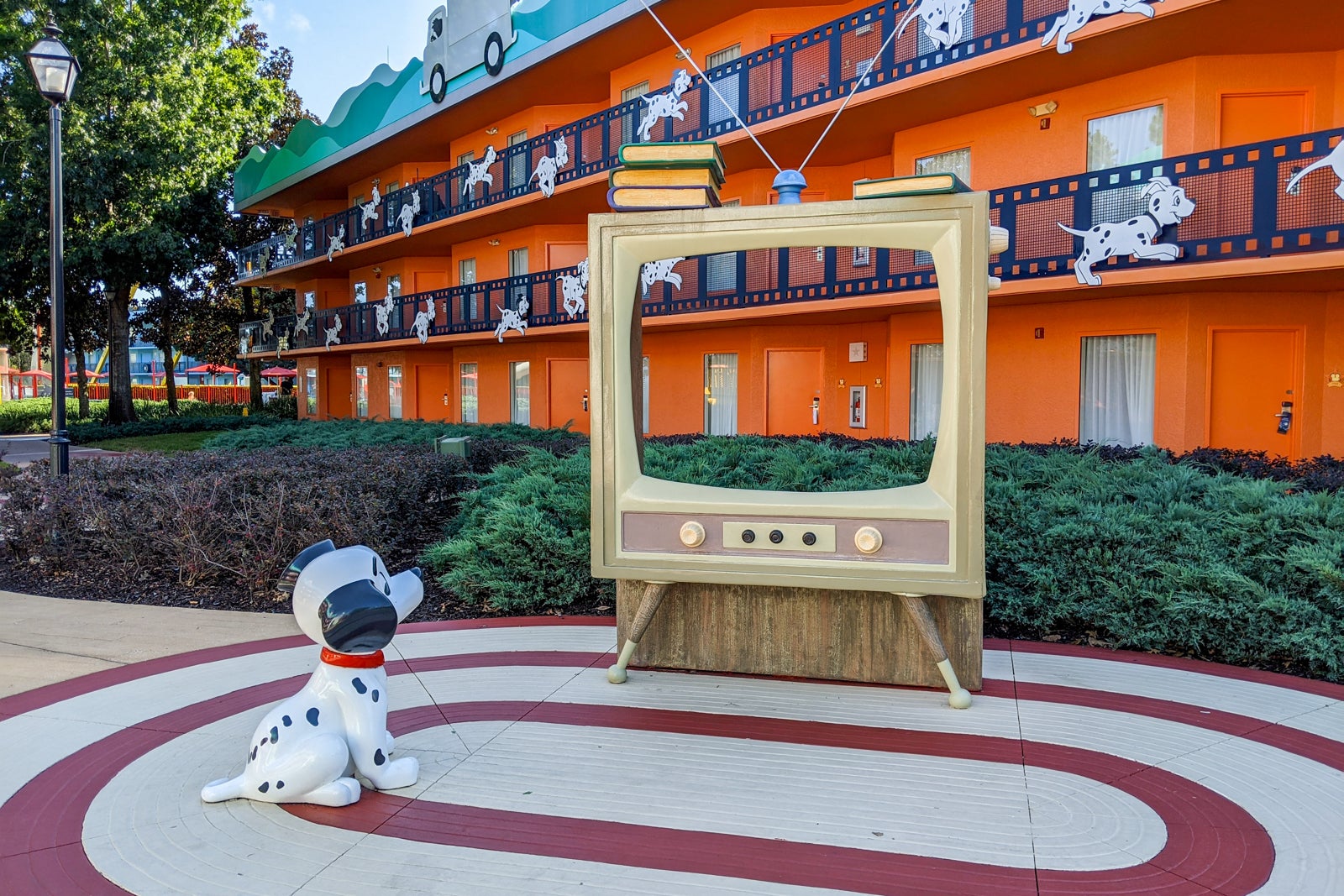 101 Dalmatiërs gebouw in het Disney' s All-Star Movies Resort