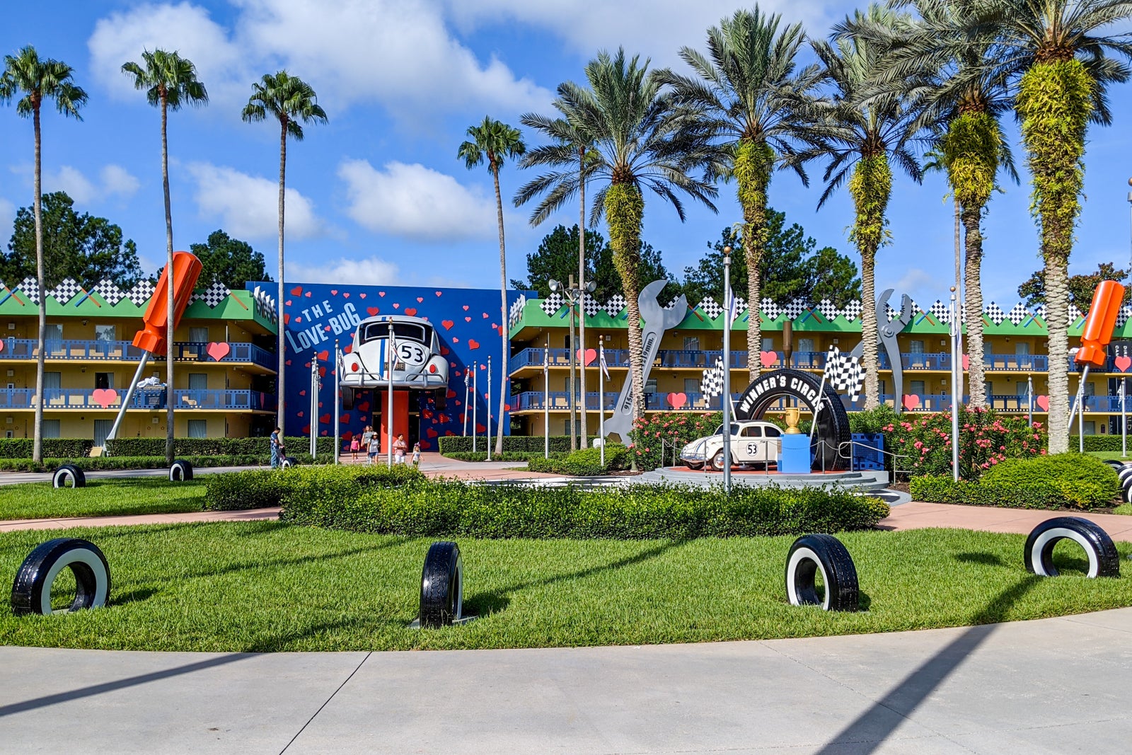 Love Bug building på Disneys All-Star Movies Resort