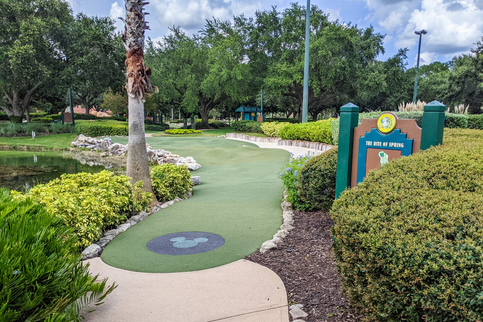 Disney World Fantasia Fairways campo de Golfe em Miniatura