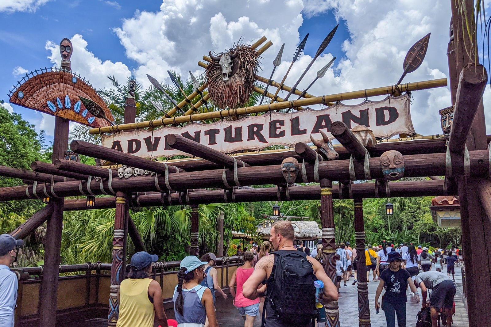 tegn til Adventureland på Disney verdens magi Kongerige