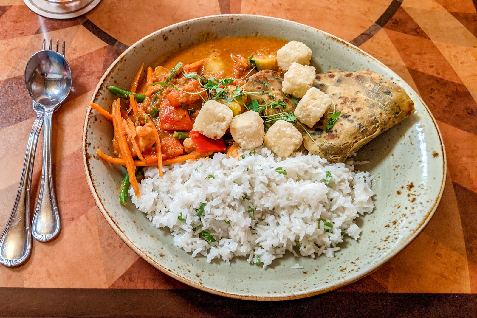 Curried vegetable crew stew