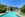 Large hotel kid's pool surrounded by loungers