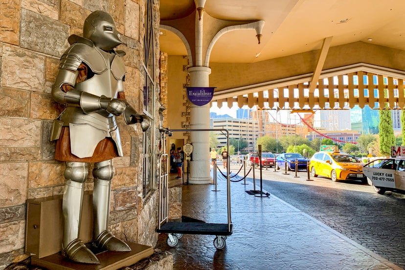 Hardly fit for a knight Review of Excalibur Hotel and Casino in Las
