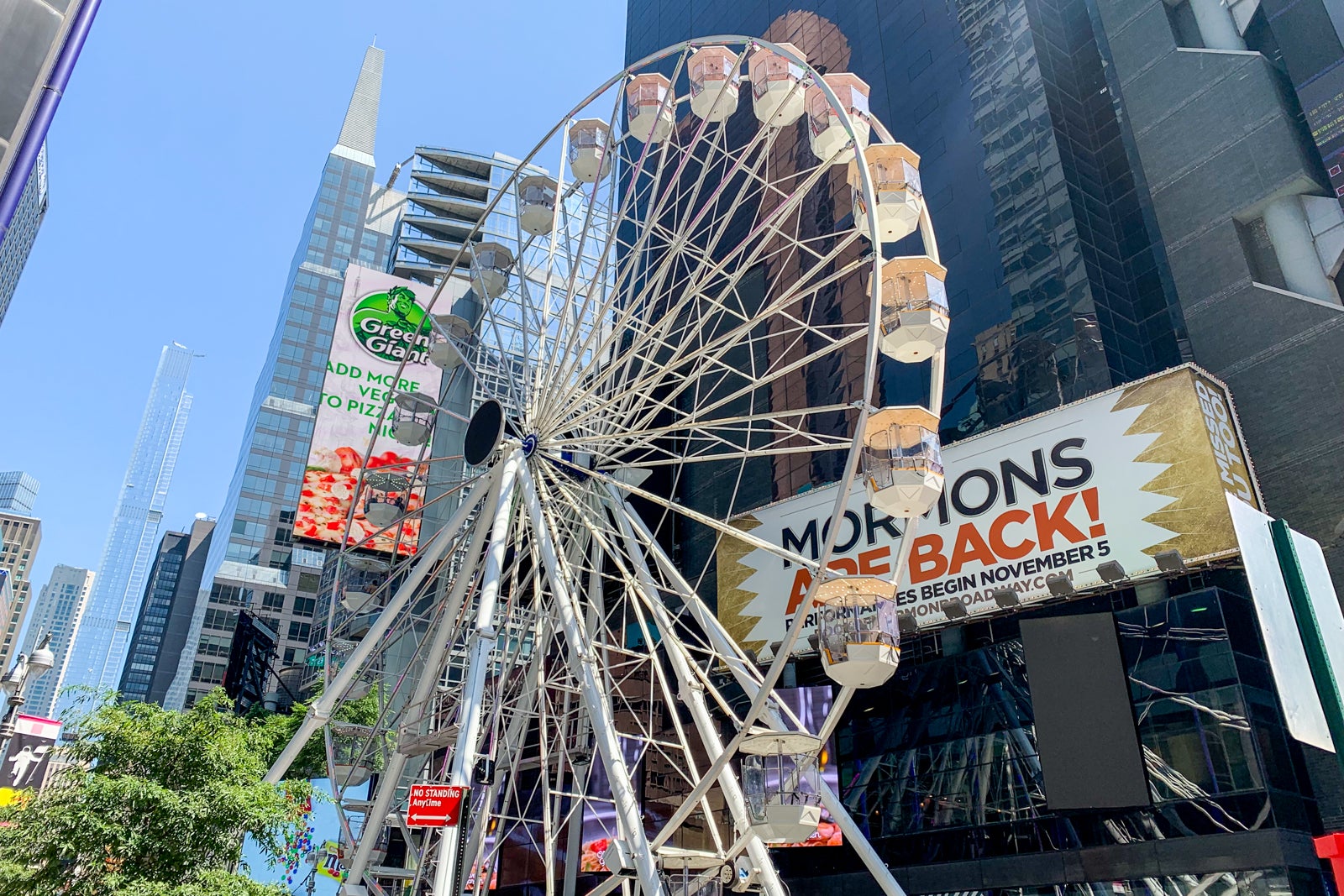 Times Square is currently home to a ferris wheel — TPG went to you don't have to