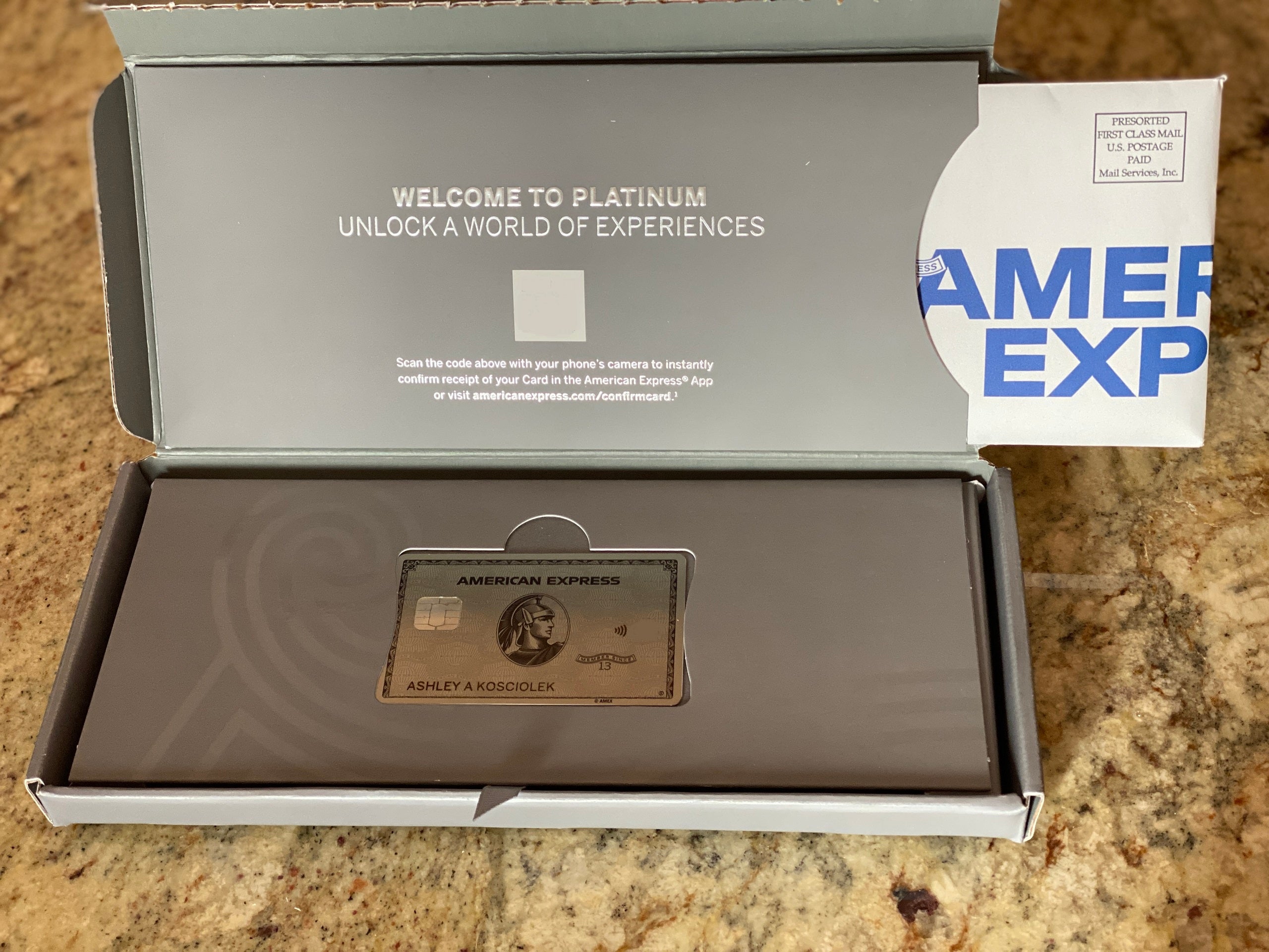 American Express AMEX Buy 6 Get 1 Free New Business card holder 