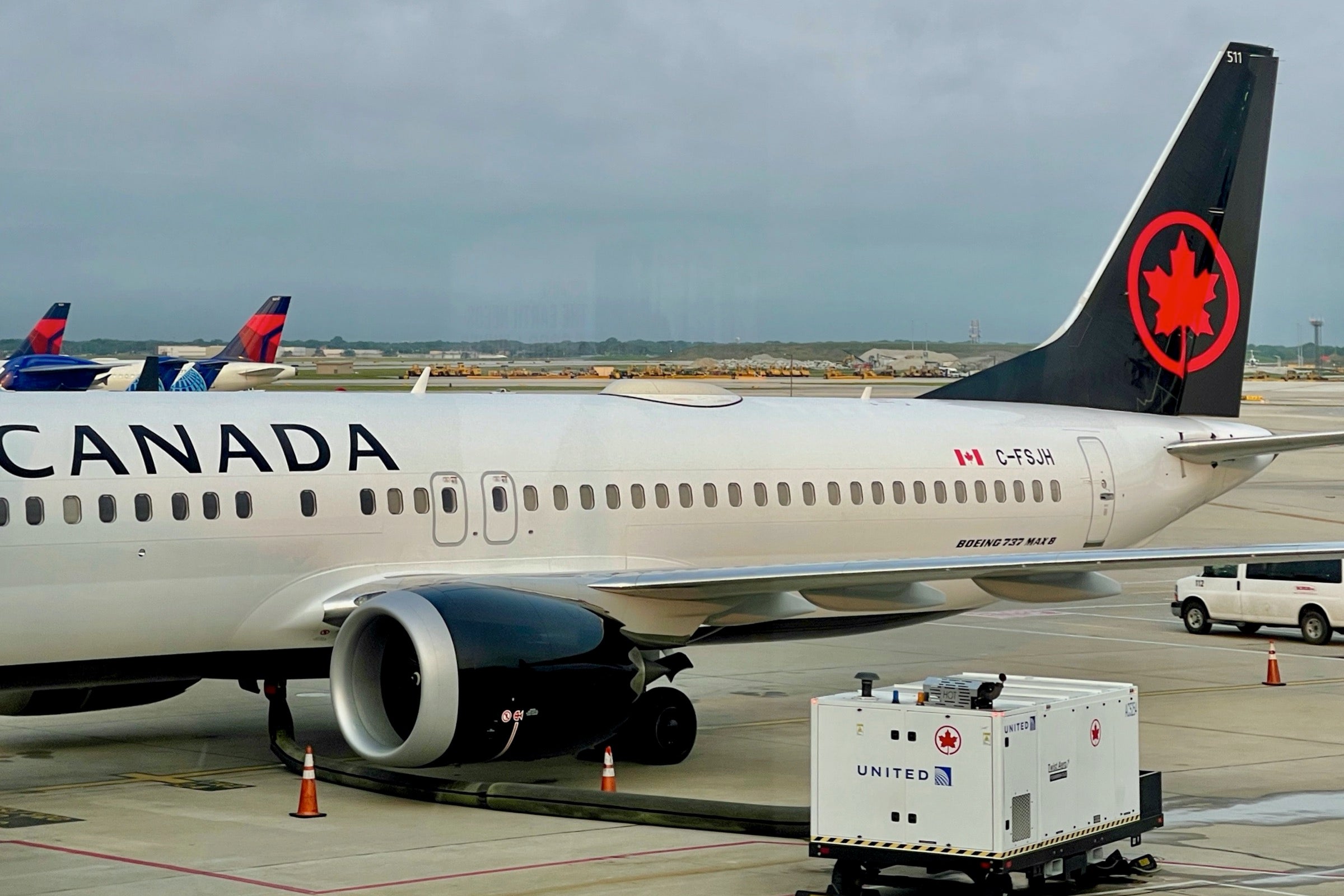 Air Canada 737 MAX at ORD