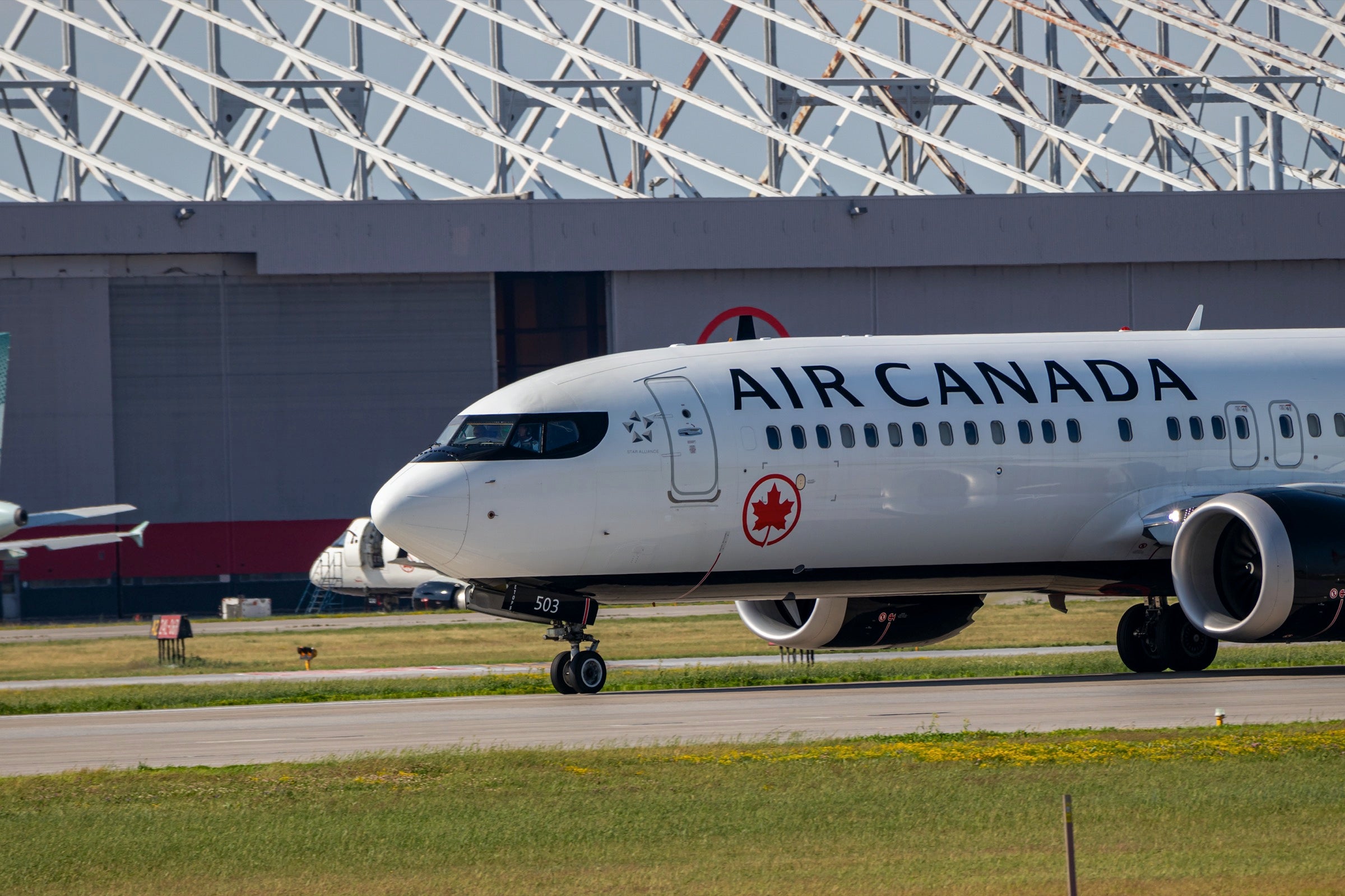 Air Canada 737 Max in Montreal