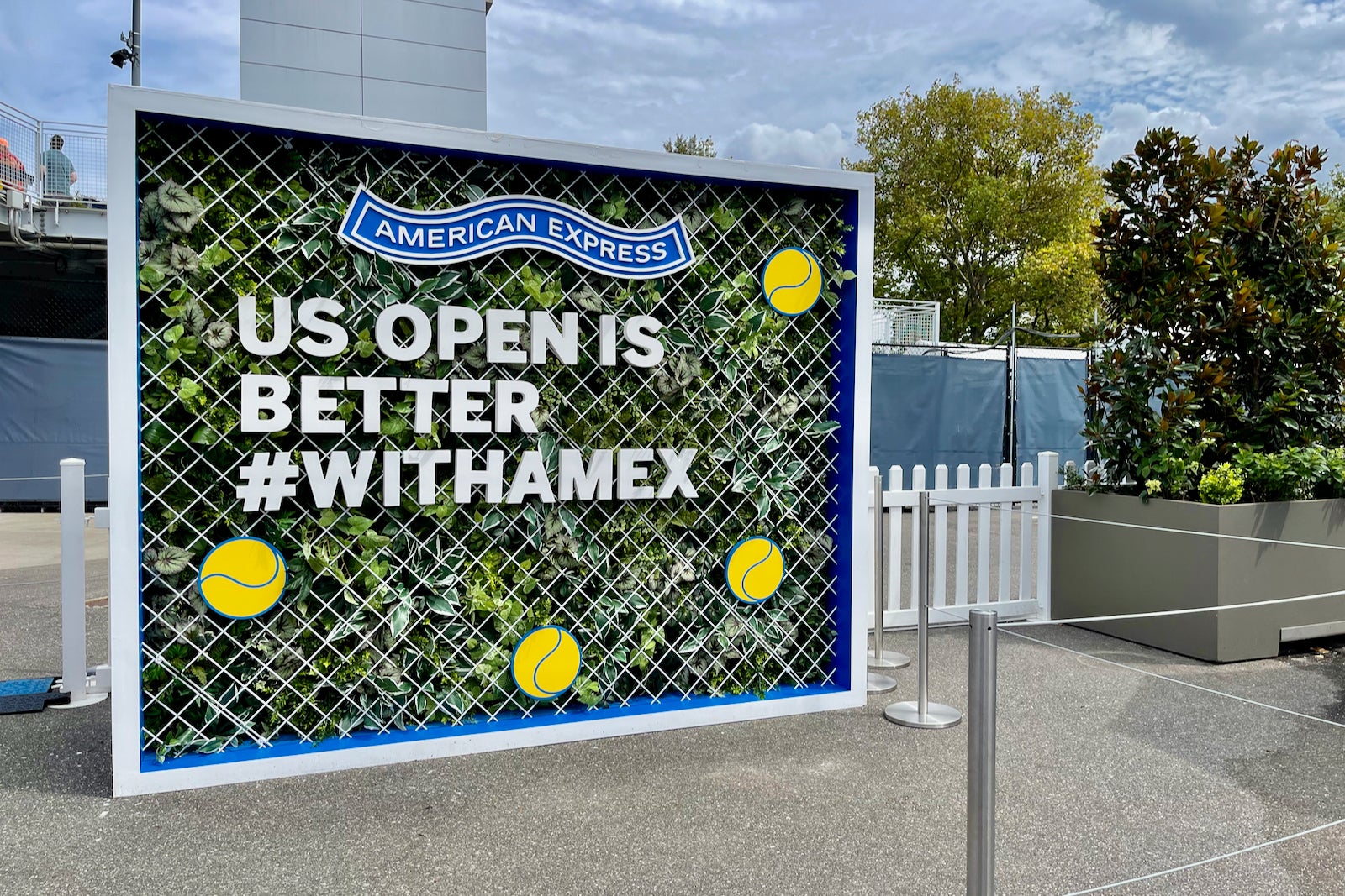 Amex sign at the US Open