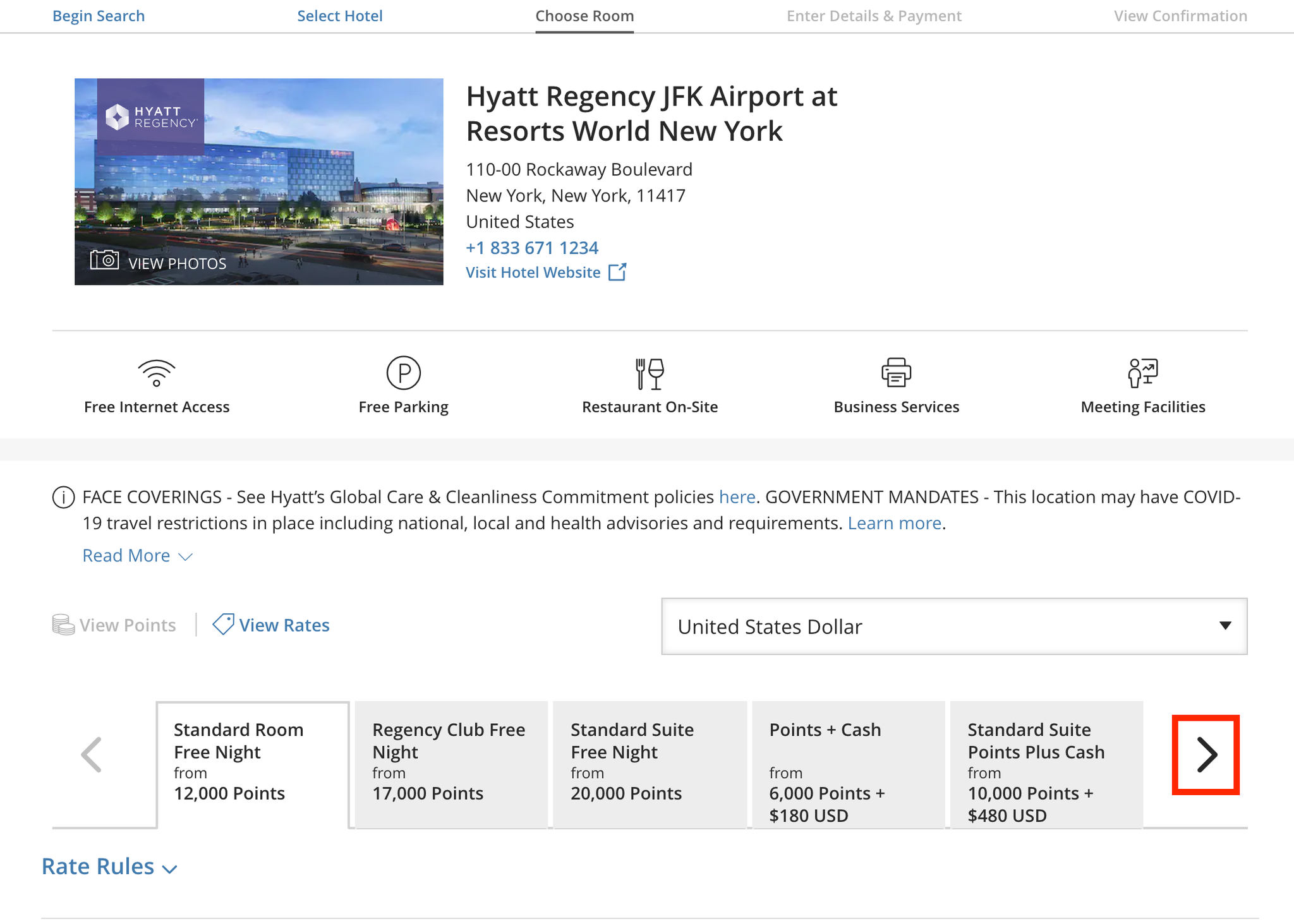 Review Suite at the Hyatt Regency JFK Airport at Resorts World New