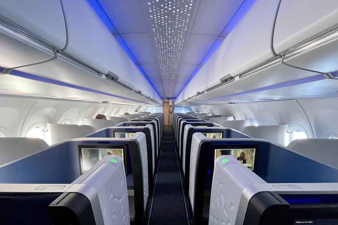 Newly minted Reviewing JetBlue's brand new business class from London