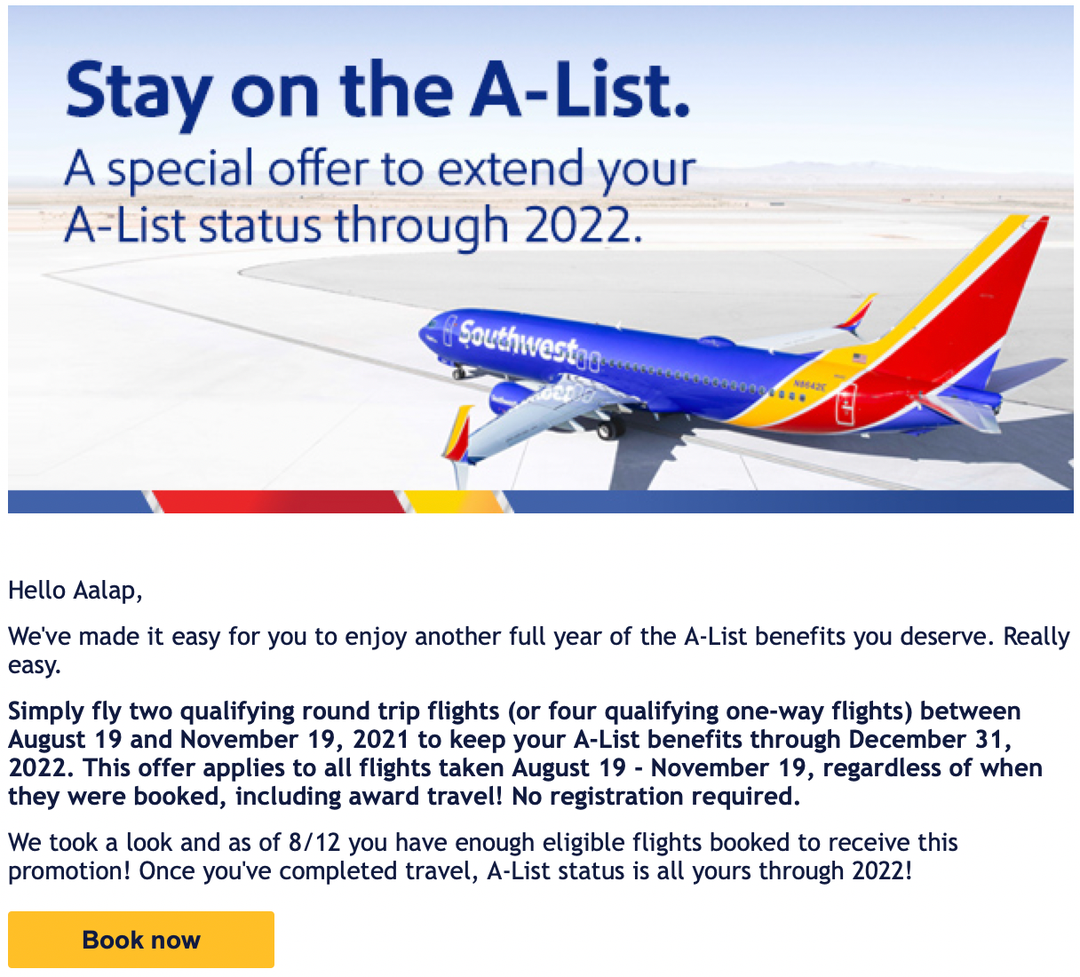 Southwest makes it easier to requalify for elite status The Points Guy