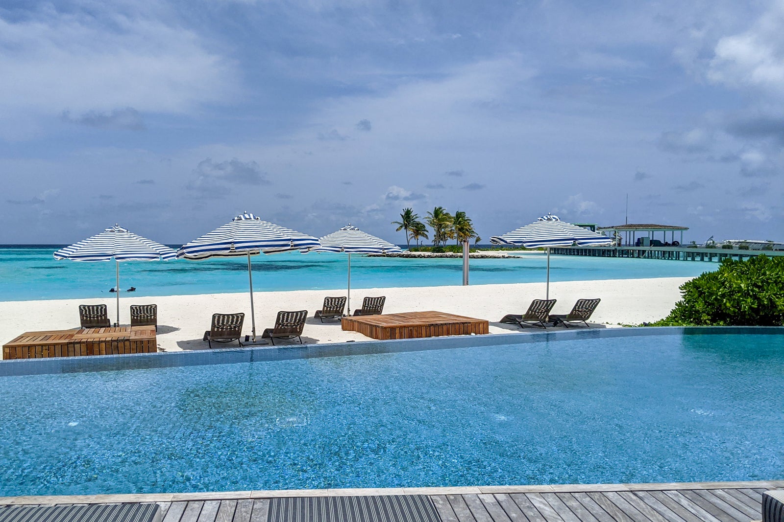 Pool at Le Meridien Maldives