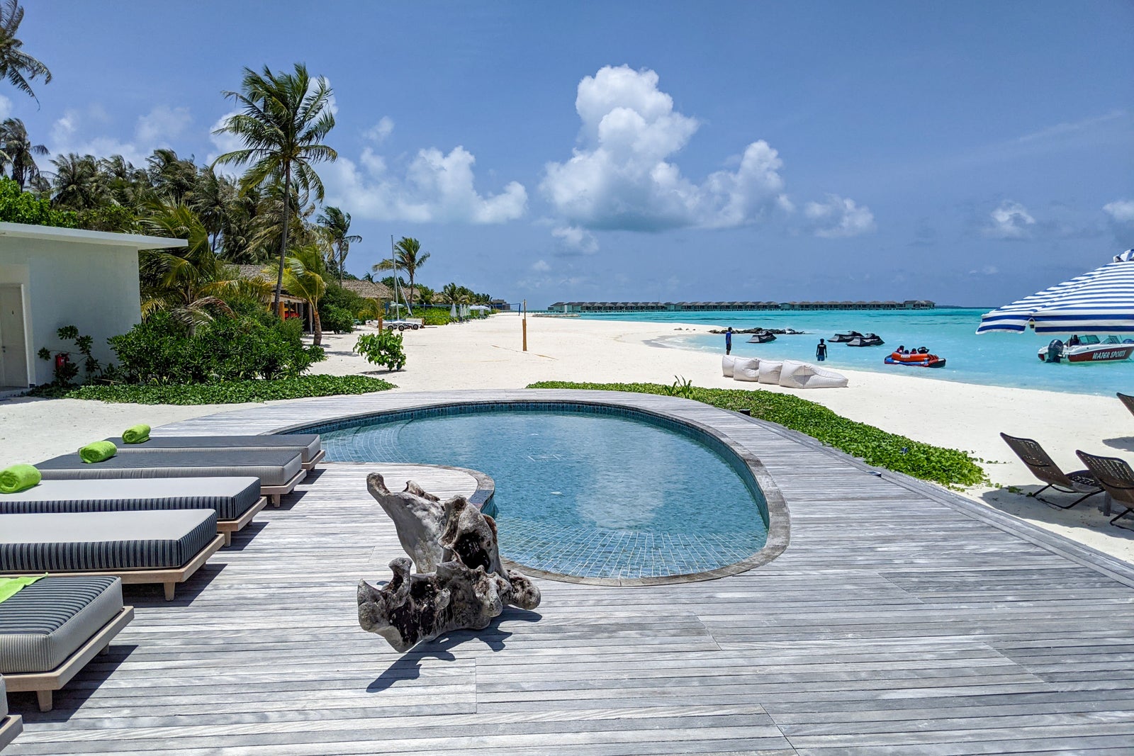 Kid's pool at Le Meridien Maldives