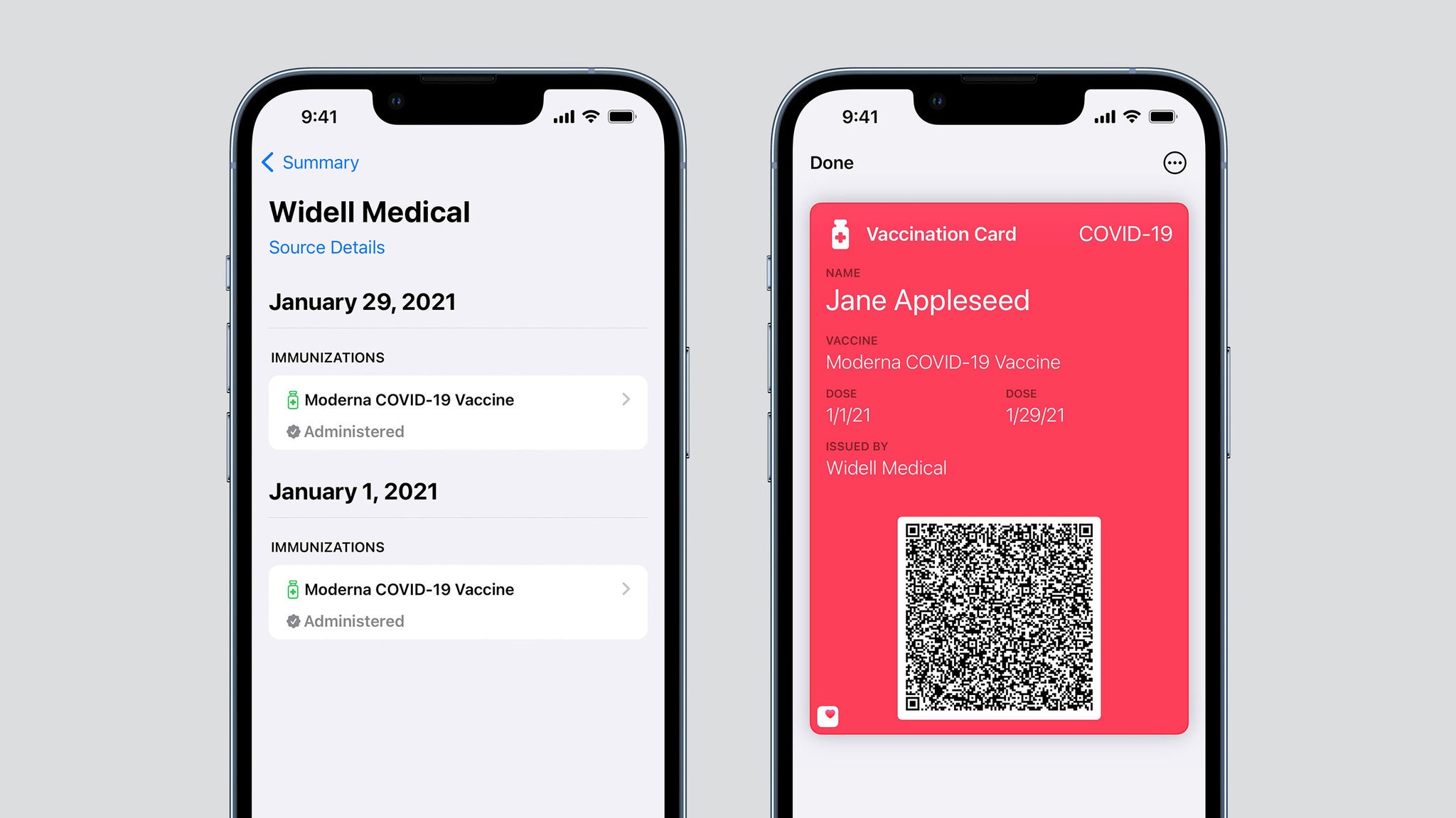 Apple digital vaccine wallet