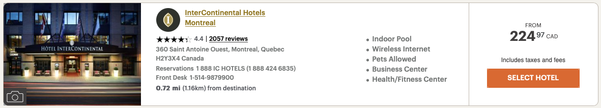 InterContinental Montreal Paid Stay In November ?width=1200