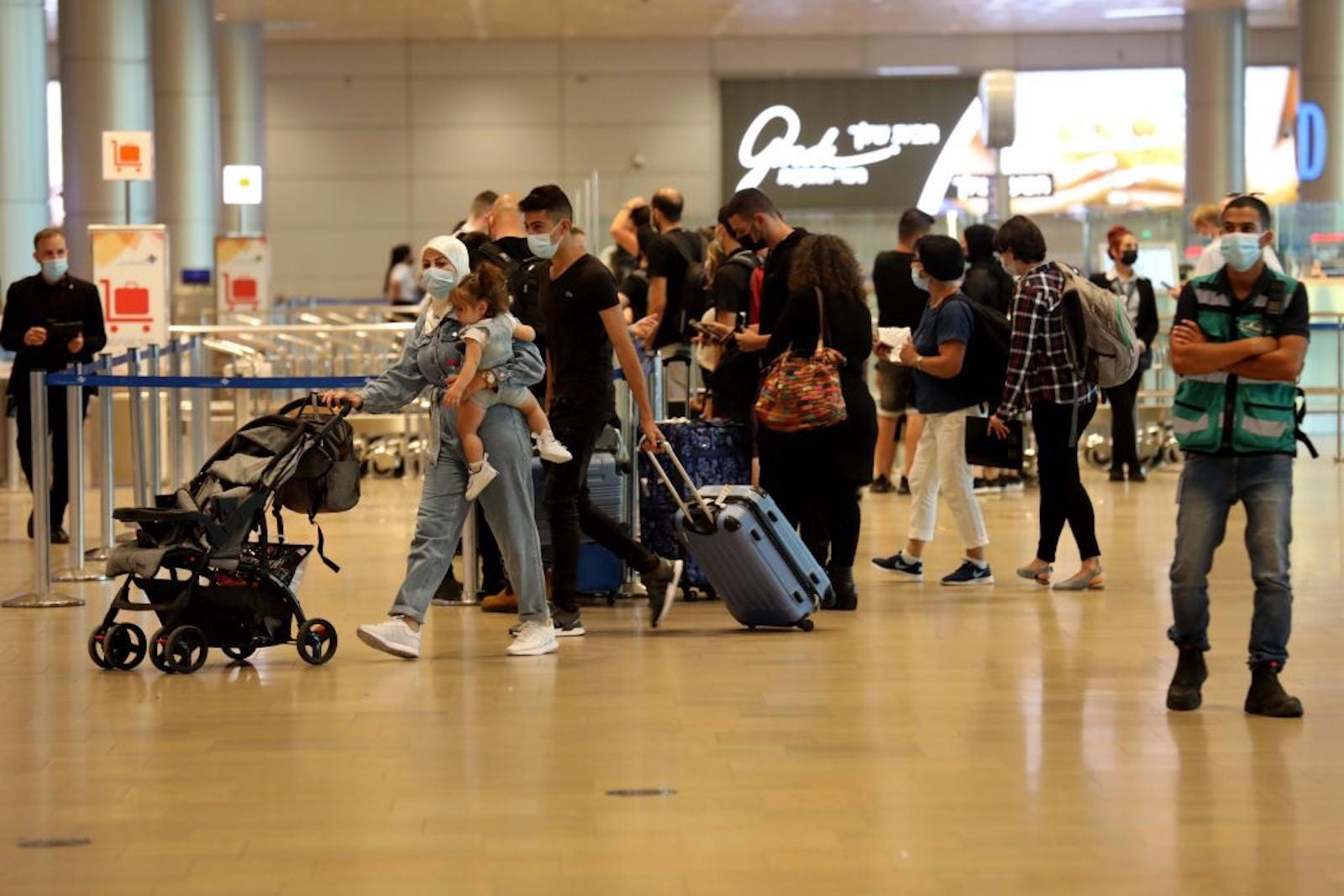 ISRAEL-BEN GURION INTERNATIONAL AIRPORT-COVID-19