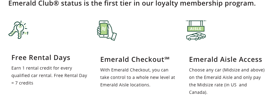 National Emerald Club guide - The Points Guy - The Points Guy