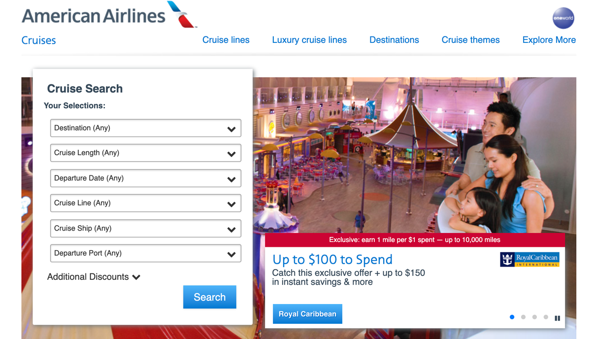 aa cruises loyalty points
