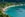 Landscape of the island of Tortola in the British Virgin Islands