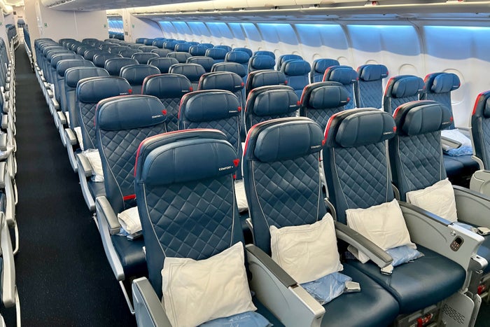 Inside Delta’s retrofitted Airbus A330 with fancy cabin upgrades