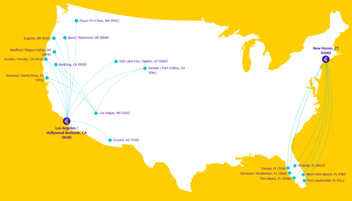 Avelo Adds 3 New Routes But Quietly Drops One Of Its Newest Cities