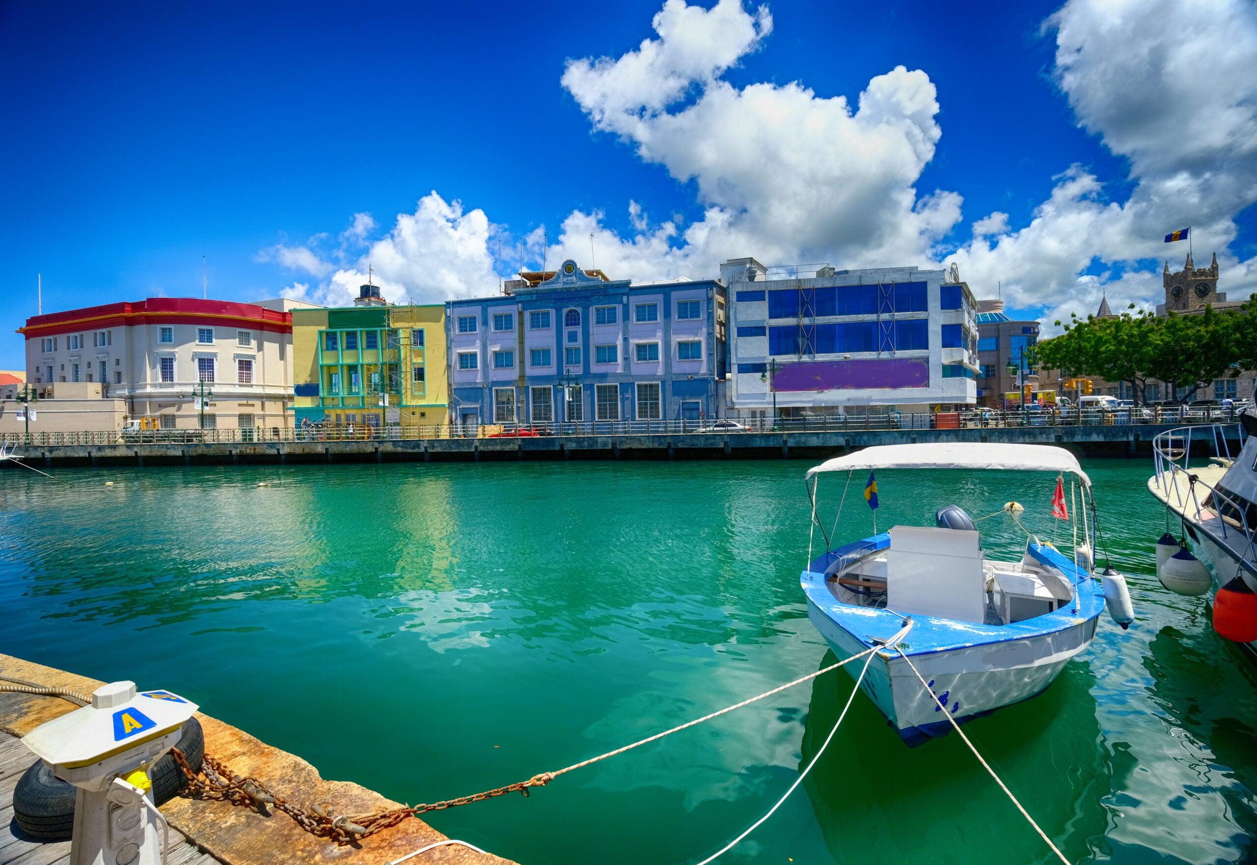 boat in Barbados