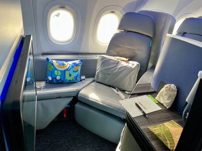 Review JetBlue Mint Studio business class from London Gatwick The