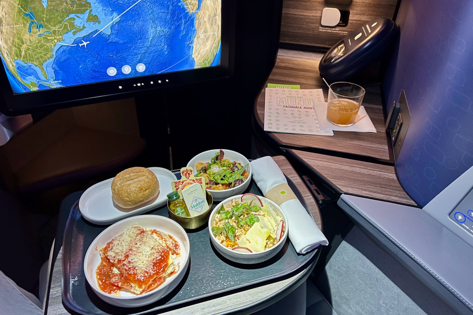 JetBlue debuts an exciting new menu that covers its big inaugural The