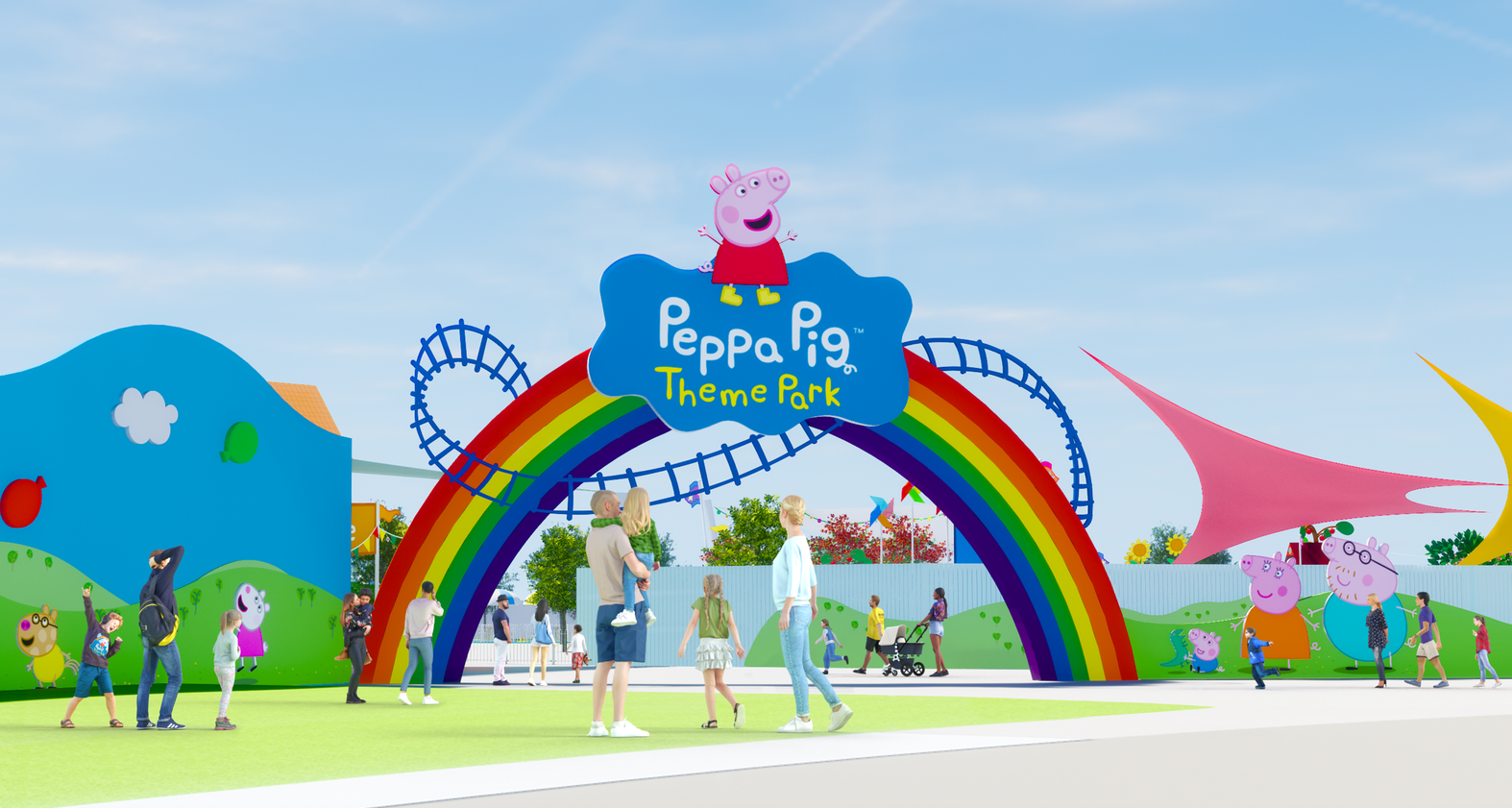 Peppa Pig Theme Park Entrance in Florida