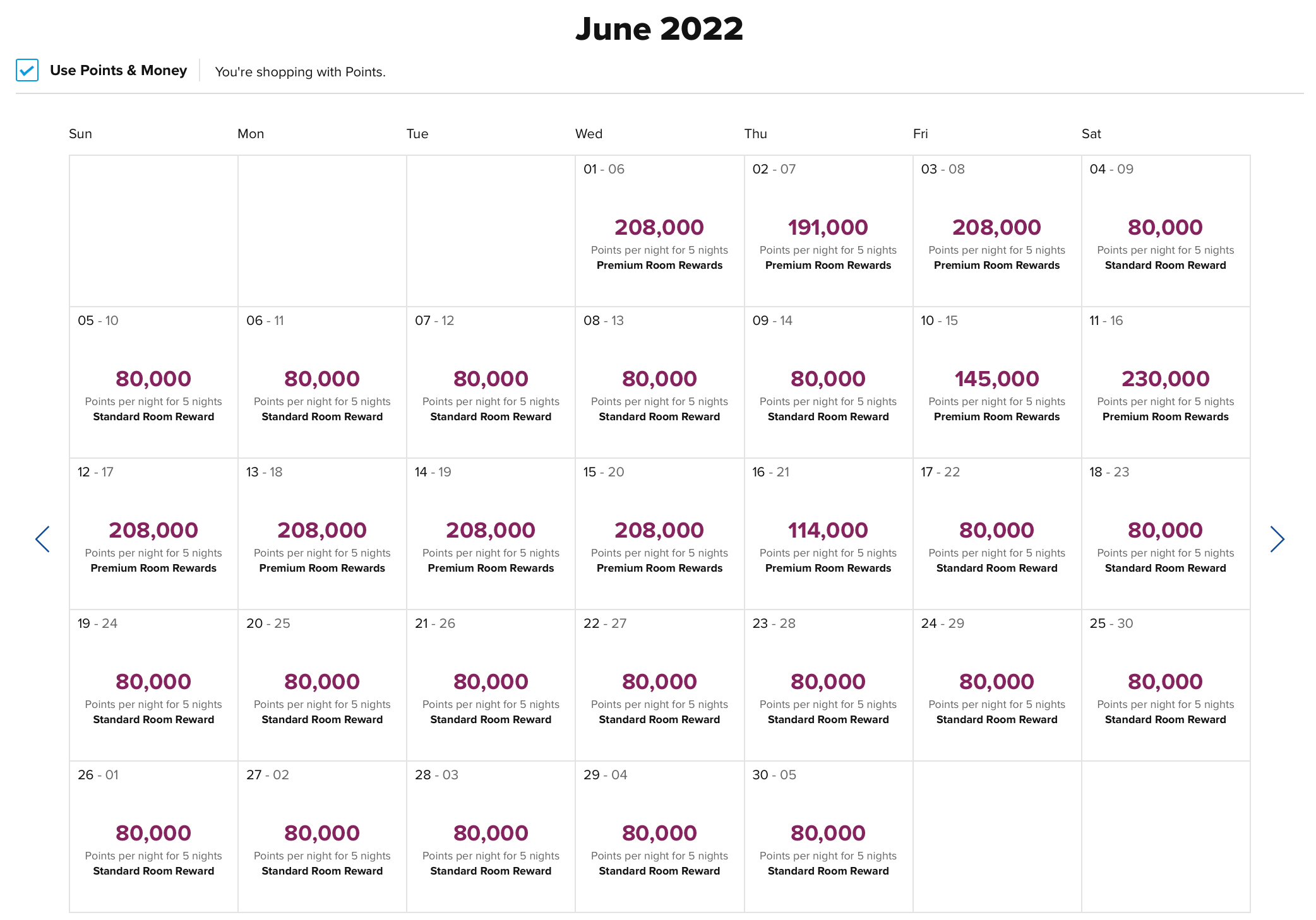 Rome Cavalieri Award Pricing in June